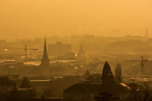 Bushfire smoke and solar panels